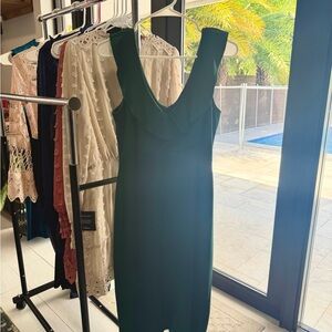 Paper Doll Green Midi Dress